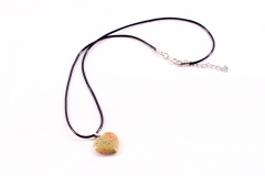 Colgante corazón Unakita