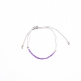 Pulsera macrame amatista 
