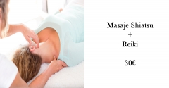 Masaje Shiatsu + Reiki