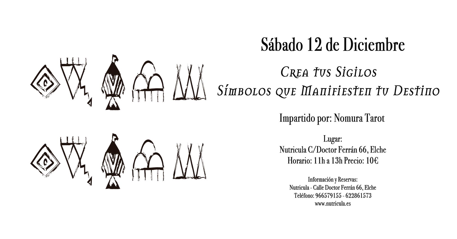 Taller Crea tus sigilos, símbolos que manifiesten tu destino