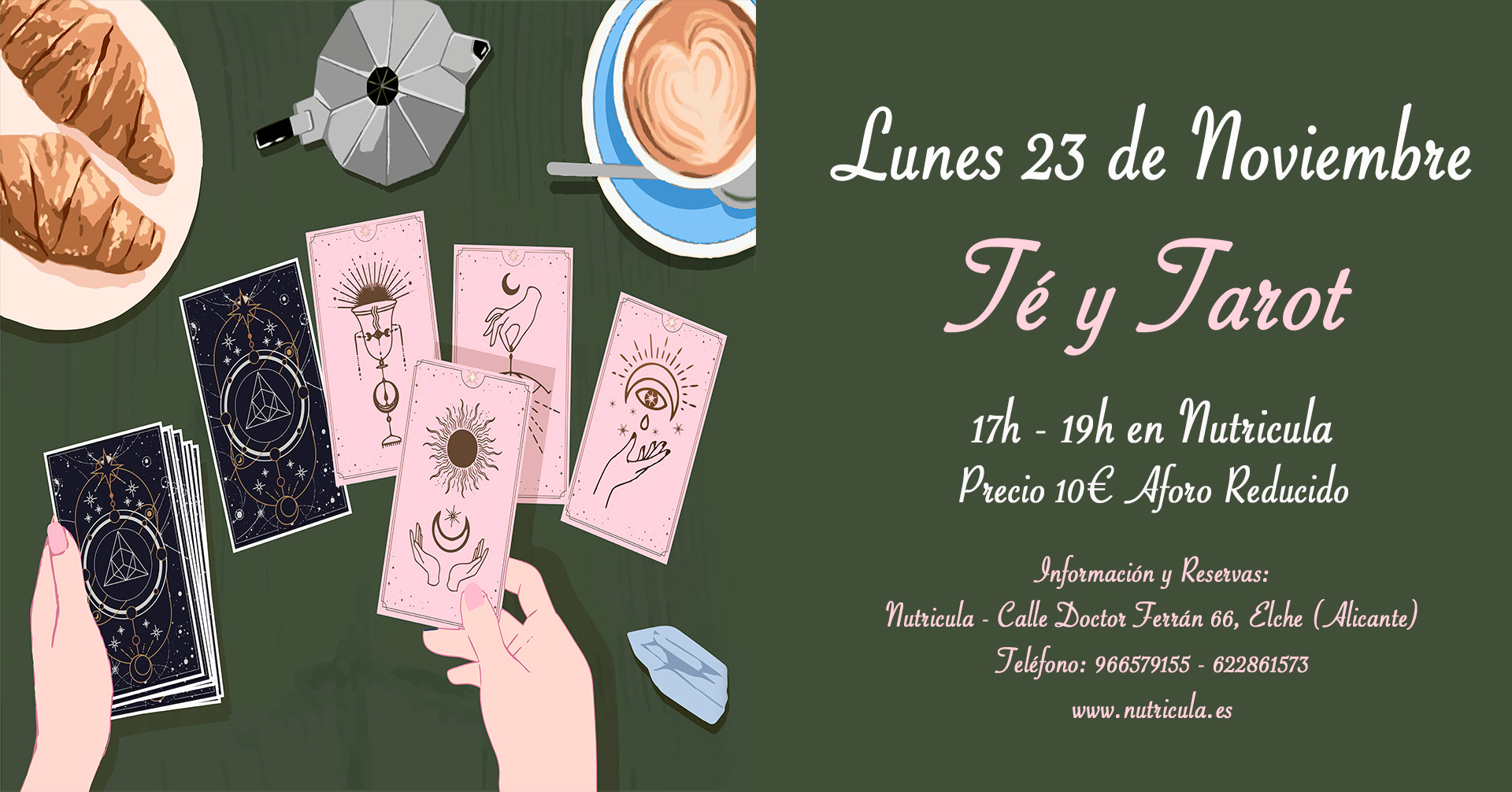 Taller, Té y tarot